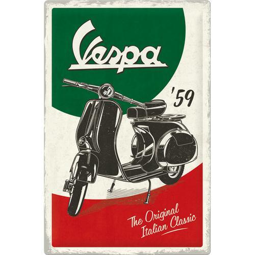 Доска вывеска Vespa The Italian Classic 40x60 Nostalgic 24014