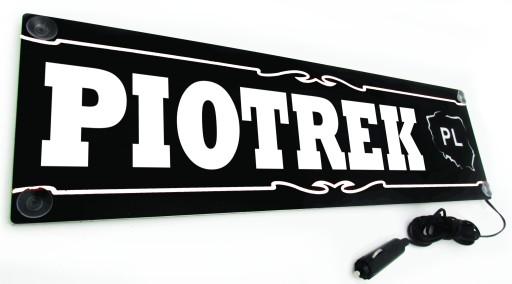 Supr эффект 24V TIR именная доска с подсветкой