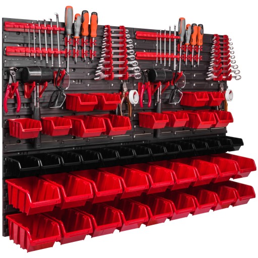 Дошка для інструментів 115 х 78 см, стінка майстерні, 44 лотка, гараж, ключі