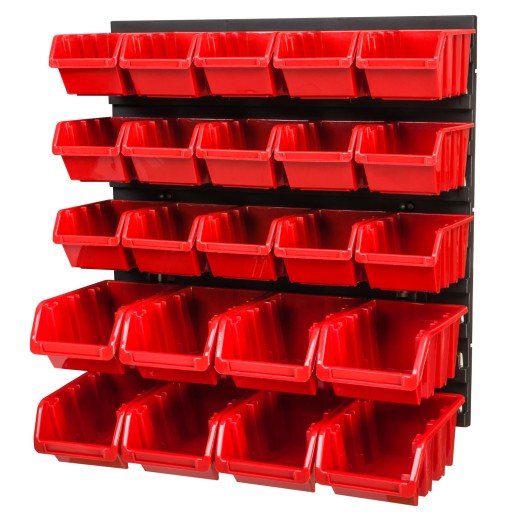 Доска для инструментов, стена гаража + 23 лотка