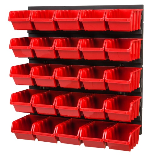 Доска для инструментов, стена гаража + 25 кювет