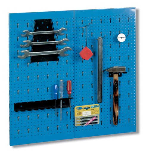 Підвісна майстерня інструментальна дошка 60х60 Металкас синя