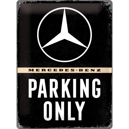Дошка подарунок плакат 30x40cm Mercedes парковка