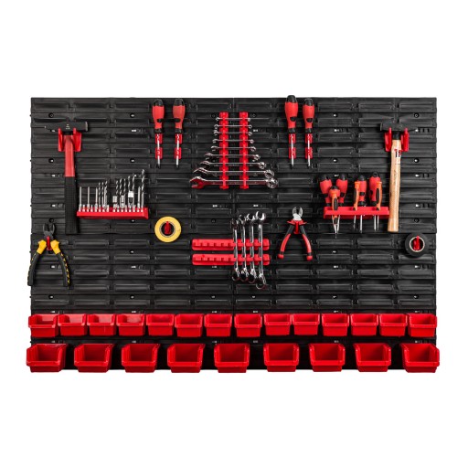 Настінна дошка для інструментів 115см х 78см + тримачі та підноси