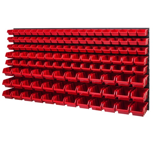 Настінна дошка для гаражних інструментів + ​​123 лотка 154см х 78см