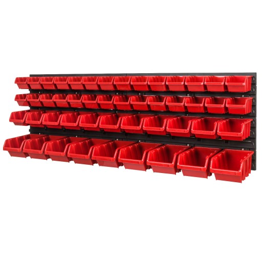 Стінка інструментальна для гаража + 48 лотків