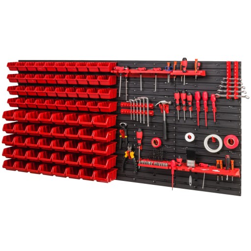 Настінна дошка інструментальна, тримачі + 80 кювет