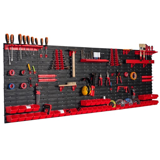 Настінна дошка інструментальна майстерня 232х78см