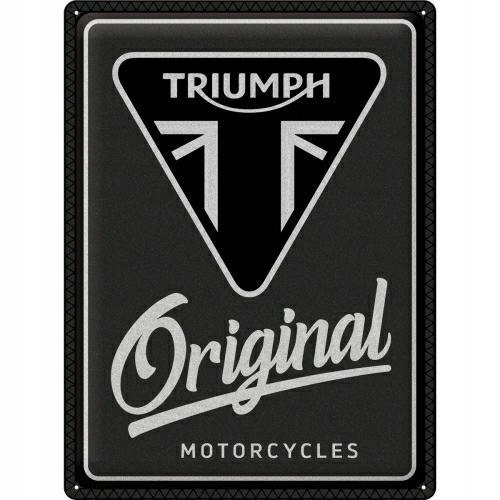 TRIUMPH Original MOTORCYCLES листовой металл 30x40