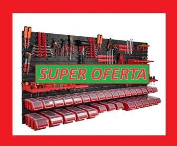 Дошка майстерня з інструментами 178 х 78 см + 30 підносів