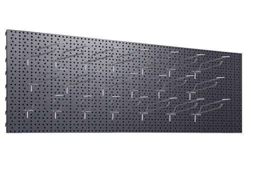 Дошка майстерня 1250x400 сіра + 20x одинарний кронштейн L