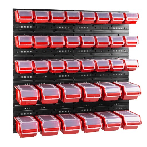 Дошка інструментальна майстерня 80 х 80 см + 36 лотків