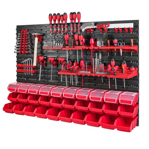 Дошка з кюветами + тримачі інструментів 78 см х 115,2 см MIX303