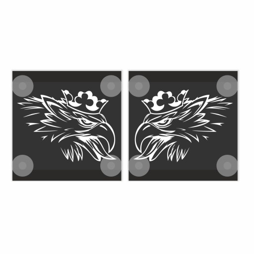 LED corner sign Griffin Plaques 2 pcs.