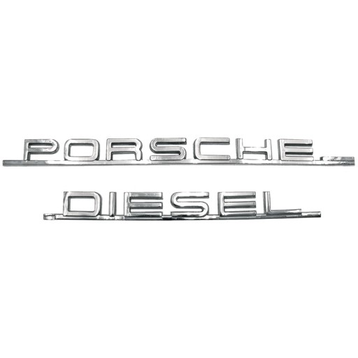 1490003390200CR - Табличка Porsche Diesel Super Chrome