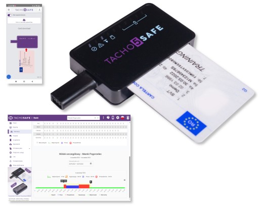 Тахограф Tacho5Safe SMART 4.1 и кард-ридер G2v2 с отправкой через облако