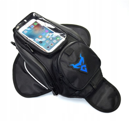 Tankbag мотоцикл танк сумка магніт Motocentric синій
