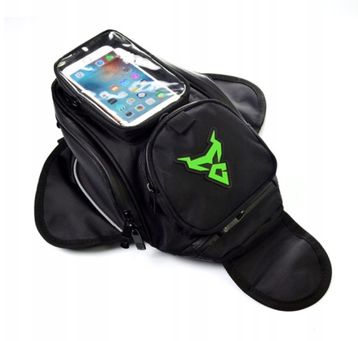 Tankbag мотоцикл танк сумка магніт Motocentric зелений