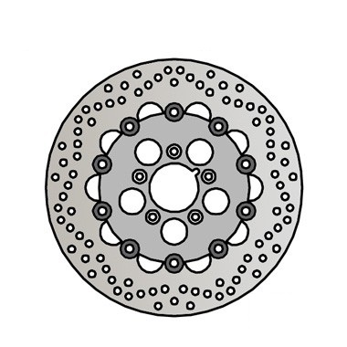 NG ПЕРЕДНИЙ тормозной диск Harley Davidson 1340
