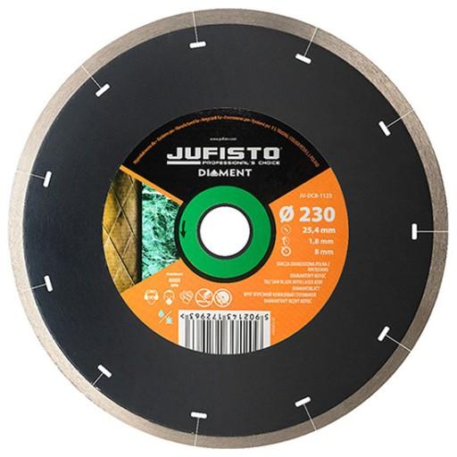 Алмазный диск Jufisto DCB-1123 230х1,8х25,4мм с насечками