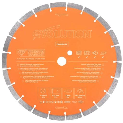 Алмазний диск Evolution segment 300 мм PREMIUM