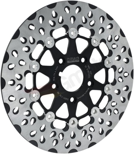DG001FTKAB - Плаваючий гальмівний диск Drag Specialties чорний