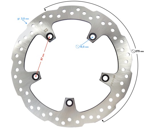 5905220825363 - Передній гальмівний диск GT 125