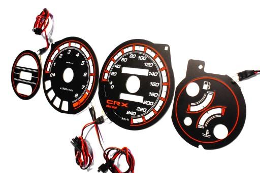 Indiglo Honda CRX Del Sol moman discs design 2