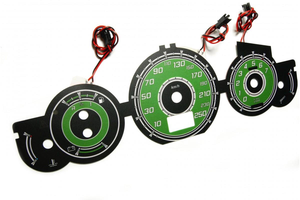 Indiglo discs for Citroen C5 MoMan dashboard
