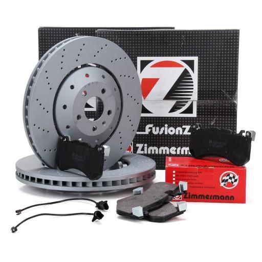 Диски колодки Zimmermann-передние AUDI RS6 C7, RS7