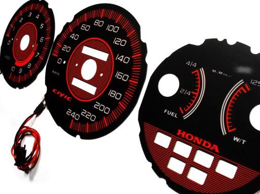 Indiglo discs Honda Civic 1992-1995 дизайн 2