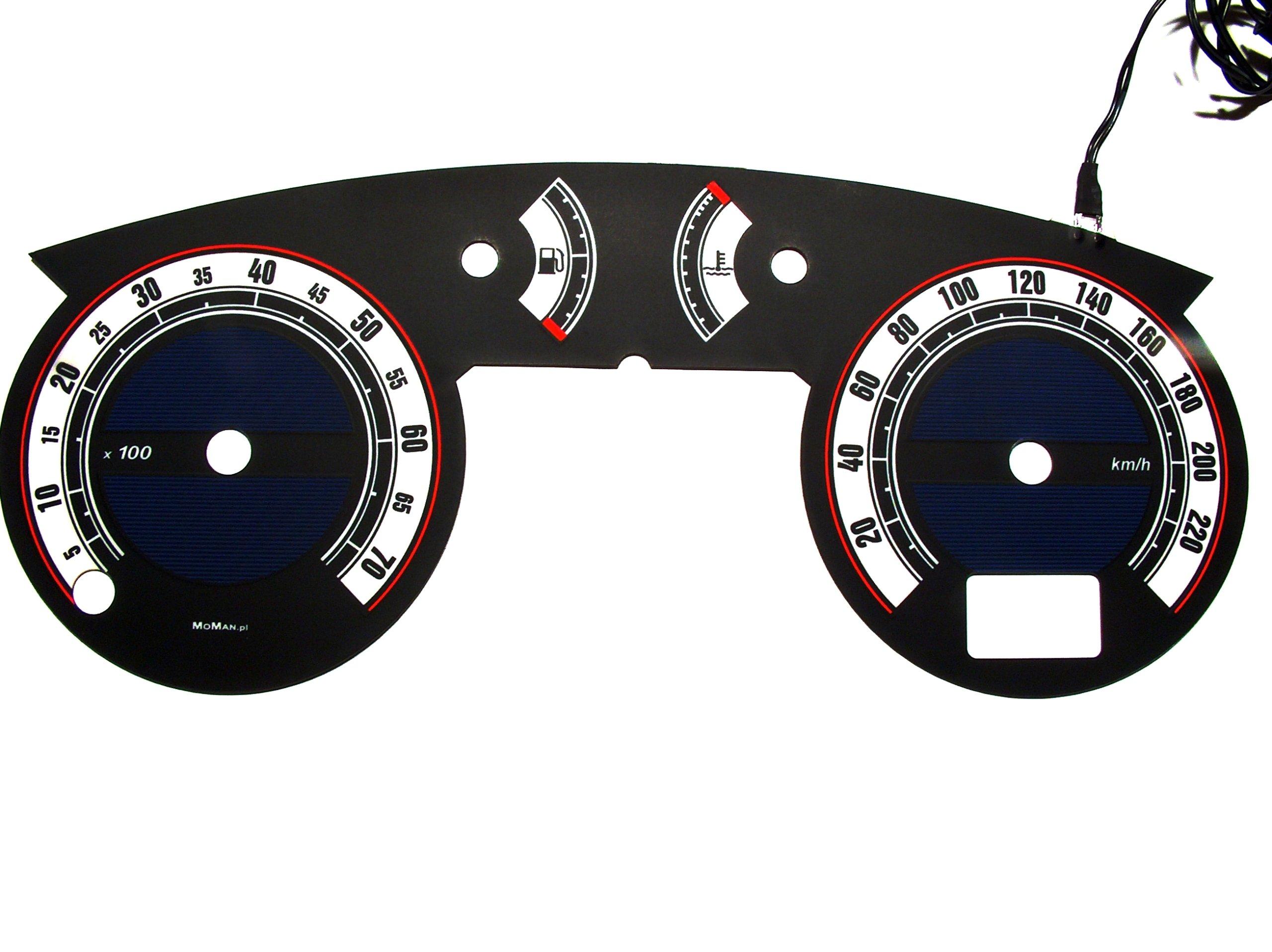 Indiglo dials Megane 1, Clio 2, Scenic 1 design 2
