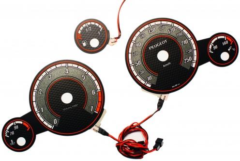 Indiglo discs for Peugeot 407 спидометр