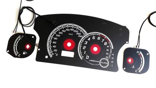 Mitsubishi Eclipse 3G WZ 2 indiglo dials