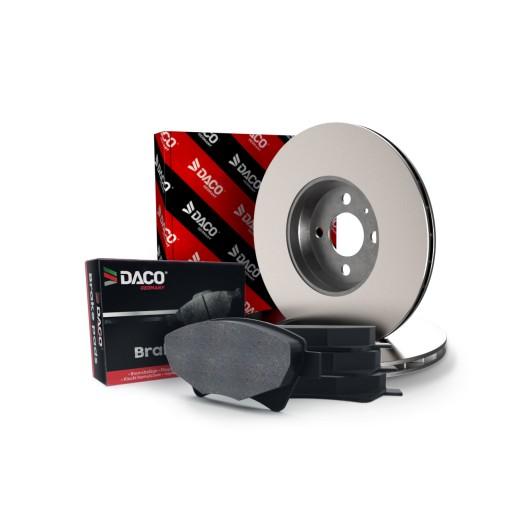 Диски + колодки передние DACO RENAULT Kangoo MEGANE II