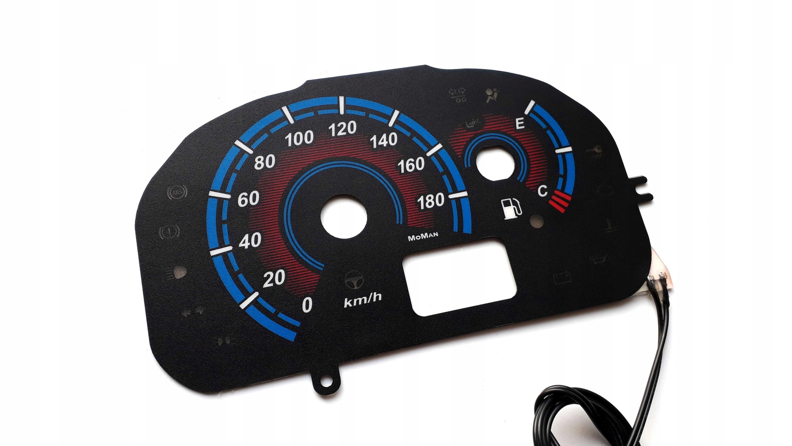 Counter dials INDIGLO Fiat Seicento design 3 MoMan