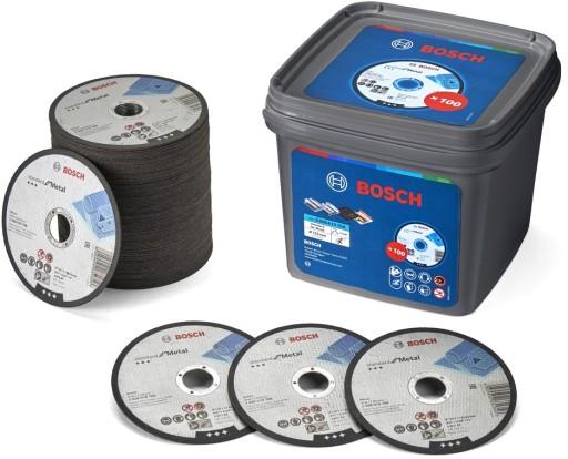 Диски отрезные Стандарт по металлу Bosch 125мм 1,0 ведро 100шт 2608619768