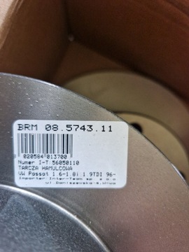 Диски x2 Brembo задние 08.5743.11