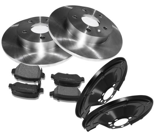 Диски X2 колодки OPEL ASTRA G H ZAFIRA задняя 5 болтов