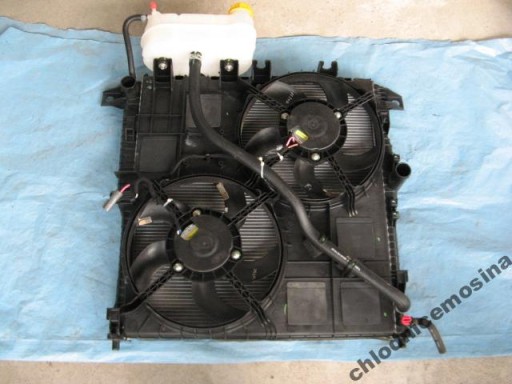 Радіатор Tata Aria, вентилятори інтеркулера