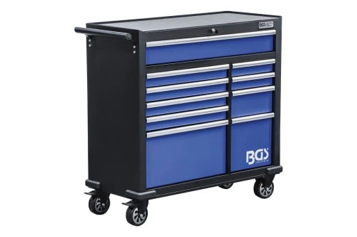 Technik BGS BGS 104206 Візок для майстерні XXL, мобільний, 10 ящиків. Порожній