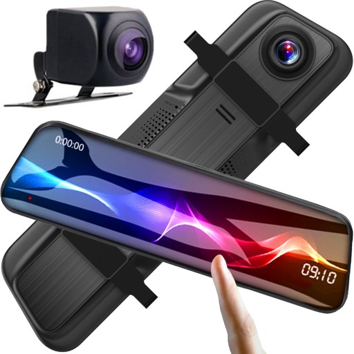 Techonic видео рекордер камера вождения рекордер W02 в зеркале с камерой