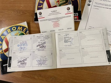 Встроенная папка + руководство пользователя Alfa Romeo.