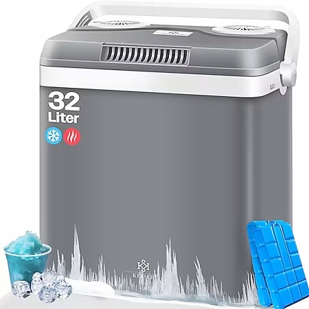 Термоэлектрический туристический холодильник с функцией охлаждения и обогрева, 32л