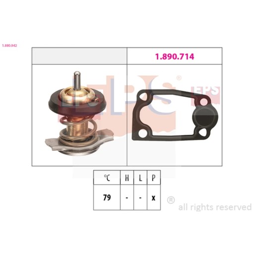 1.880.942 - Термостат, охолоджуючий агент EPS 1.880.942