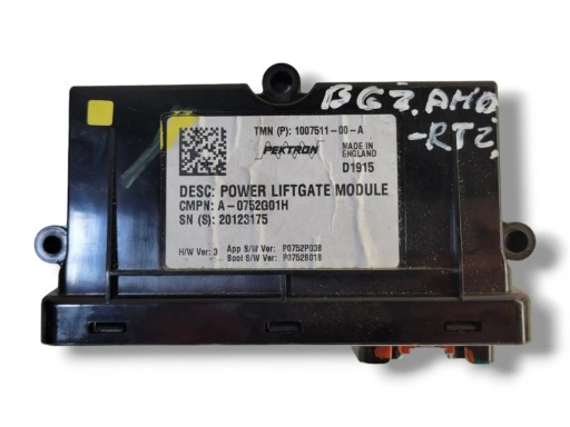 A0752G01H - Tesla Model S 2016привід / модуль електричних задніх дверей / багажника