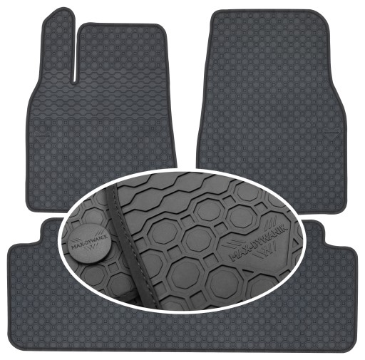 Tesla Y Crossover 2020 - гумові килимки PrimeLiner - Чорні