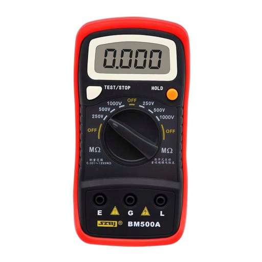 Тестер сопротивления изоляции 250В/500В/1000В