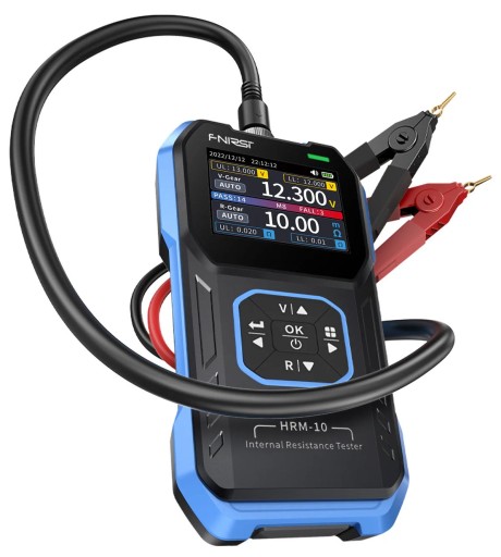 Тестер внутреннего сопротивления аккумуляторов FNIRSI HRM-10, FN-HRM10