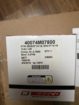 Поршень KTM 250 sxf